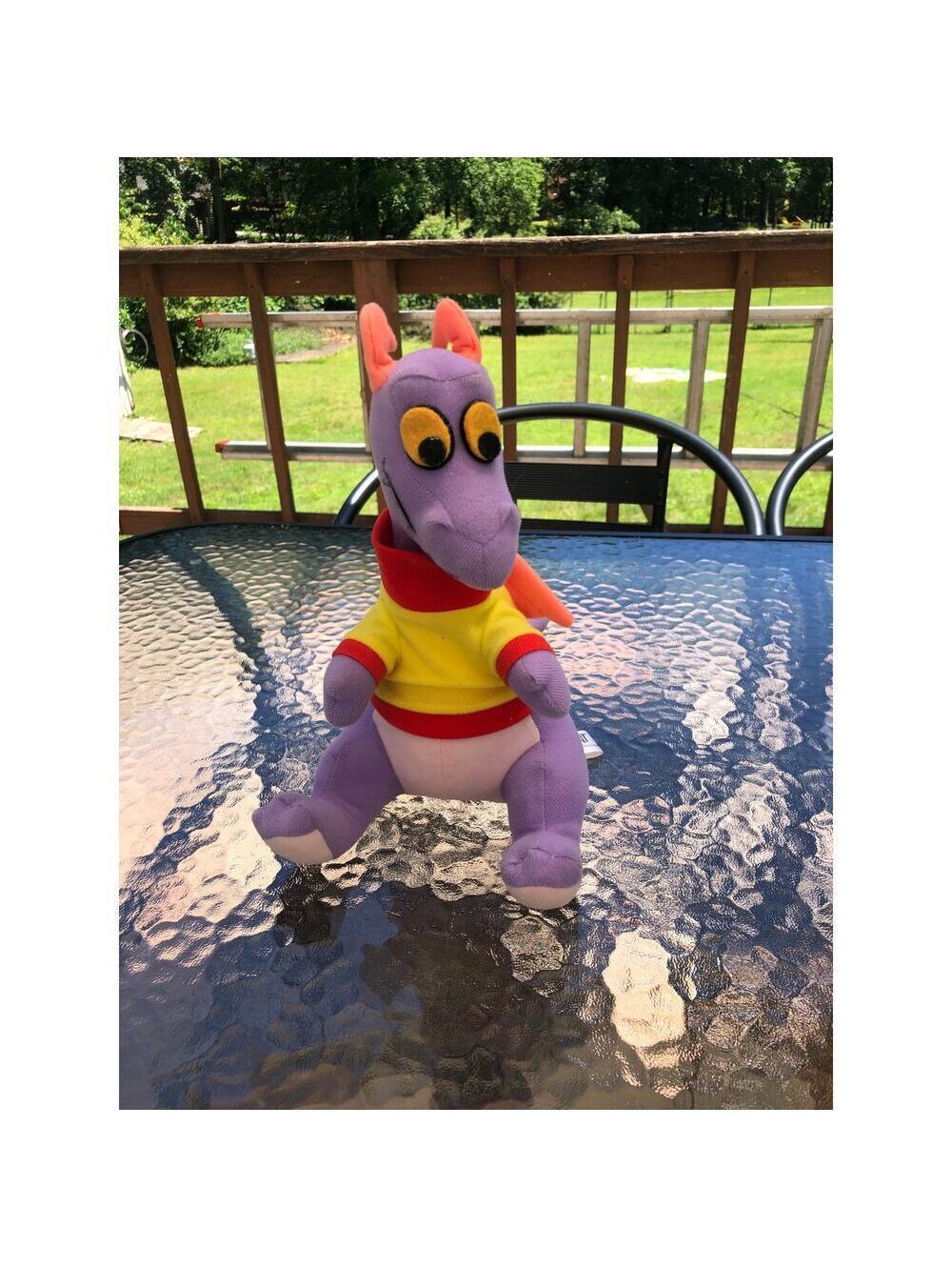 Walt Disney World Vintage 1982 Epcot Center Figment The Dragon Plush- 10”